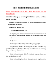 Bài kiểm tra ôn tập - Kinh tế chính trị Mác-Lê nin | Trường Đại học Tài nguyên và Môi trường Hà Nội