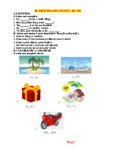 Đề Kiểm Tra Giữa Học Kỳ 1 Anh 5 Global Có Đáp Án Và File Nghe-Đề 1