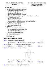 Đề cương cuối học kỳ 1 Toán 12 năm 2024 – 2025 trường THPT Hoàng Văn Thụ – Hà Nội