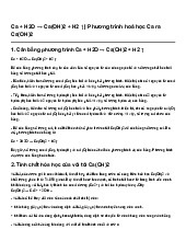 Ca + H2O → Ca(OH)2 + H2 ↑ | Phương trình hoá học Ca ra Ca(OH)2 | Hoá học 9
