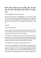 Phân tích, đánh giá nét đặc sắc về chủ đề và nhân vật trong tác phẩm Tư cách mõ | Ngữ văn 11