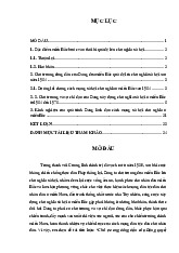 Chủ Trương Đảng Đưa Miền Bắc Lên Chủ Nghĩa Xã Hội Sau 1954 | Tiểu luận Môn Lịch sử Đảng cộng sản Việt Nam - Đại học Sư phạm Nghệ thuật Trung ương