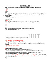 Tổng Hợp trắc nghiệm Dược Xã Hội | Đại học Nguyễn Tất Thành