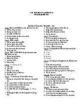 TOP 67 câu hỏi trắc nghiệm mô phôi bài biểu mô | trường Đại học Huế