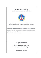 Quan điểm biện chứng duy vật về mối quan hệ biện chứng giữa nội dung và hình thức và ý nghĩa của việc nghiên cứu quan điểm đó trong nghiên cứu, học tập của sinh viên | Bài tập lớn môn triết học mác - lênin