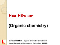 Chương 1: Các khái niệm cơ bản  trong Hóa Hữu cơ | Bài giảng môn Hóa hữu cơ | Đại học Bách khoa hà nội