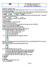 Bộ Đề Kiểm Tra Giữa Kỳ 2 KHTN 9 Năm Học 2025-2026 Có Đáp Án Ma Trận Đặc Tả