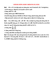 Chủ đề: Chứng minh 3 điểm thẳng hàng | Ôn tập Toán 9 thi vào 10