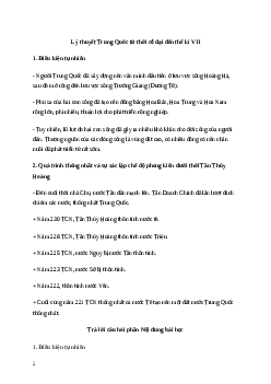 Giải Lịch sử 6 Bài 8: Trung Quốc từ thời cổ đại đến thế kỉ VII | Cánh diều