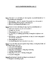 Câu hỏi ôn tập môn Thị trường và giá cả - Học viện nông nghiệp Việt Nam