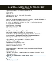 Đề thi Trắc nghiệm Môn Quản trị thương hiệu 1 | Đại học Sư phạm Kỹ thuật Thành phố Hồ Chí Minh