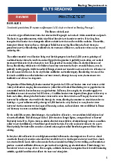 IELTS READING REVIEW: Practice Test Passage 1 - The Return of the Leech