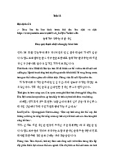 Tuần 11 - văn bản báo chí tiếng Hàn- Trường Đại học Ngoại ngữ- Đại học Quốc gia Hà Nội