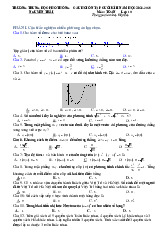 Đề ôn tập cuối kì 2 Toán 10 năm 2024 – 2025 trường THPT Nguyễn Trãi – Đà Nẵng