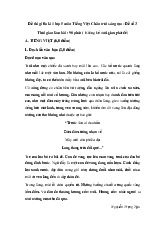 Đề thi giữa học kỳ 1 môn Tiếng Việt lớp 5 năm học 2024 - 2025 - Đề số 3 | Bộ sách Chân trời sáng tạo