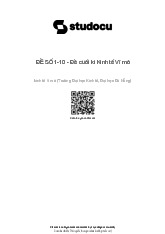 Đề thi cuối kì môn Kinh tế vĩ mô | Trường Đại học Kinh tế - Đại học Đà Nẵng