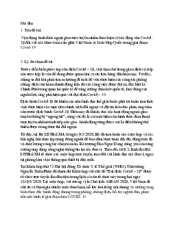 Tiểu luận cuối kỳ môn Các phương pháp nghiên cứu khoa học đề tài "Xây dựng đề cương nghiên cứu"