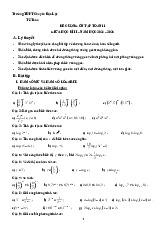 Đề cương GK2 Toán 11 năm 2024 – 2025 trường THPT chuyên Bảo Lộc – Lâm Đồng
