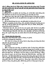 Đề cương môn Kinh tế chính trị Mác lê nin