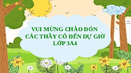 Giáo án điện tử TN&XH 3 Bài 26 Kết nối tri thức: Xác định các phương trong không gian