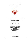 Bài giới thiệu về địa điểm du lịch tỉnh Quảng Ninh | Đại học Kiến trúc Đà Nẵng