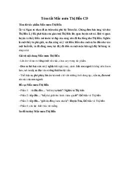 Tóm tắt Mắc mưu Thị Hến  Ngữ Văn 10 Cánh diều
