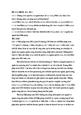 Đề cương môn Luật hiến pháp - Trường Đại học lao động -  xã hội.