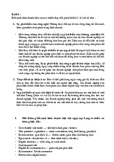 Lưu ý về giao dịch và đàm phán trong bối cảnh kinh doanh hiện đại | Môn Giao dịch và đàm phán kinh doanh - Đại học Kinh Tế Quốc Dân