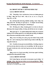 GIÁO TRÌNH TIẾNG VIỆT - ĐẶC ĐIỂM NGỮ ÂM VÀ NGỮ PHÁP