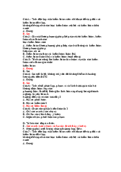 Câu hỏi ôn tập trắc nghiệm môn Kiểm toán | Học viện Ngân Hàng