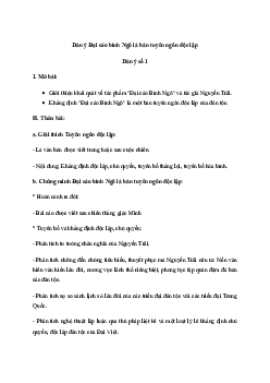 Văn mẫu lớp 10: Chứng minh Đại cáo bình Ngô là một bản tuyên ngôn độc lập | Cánh diều