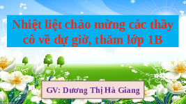Giáo án điện tử Tiếng việt 1 bài 70 Chân trời sáng tạo: Học vấn: ôn, ôt