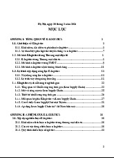 Lý thuyết ôn tập: Chương 1: Tổng Quan Về E-Logistics | Logistics | Trường Đại học Kinh tế, Đại học Quốc gia Hà Nội