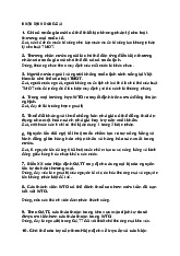 Nhận định Đúng Sai về Luật Thương mại Quốc tế (LTMQT)