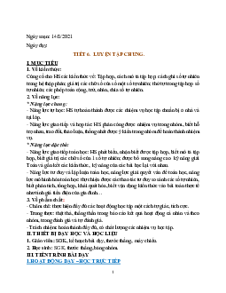 Giáo án dạy thêm Toán 6 sách Cánh diều Chủ đề 26