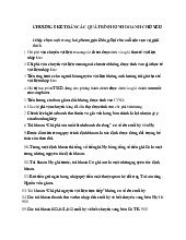 Bài tập Chương 5: Kế toán các quá trình kinh doanh chủ yếu môn Nguyên lý kế toán | Học viện Báo chí và Tuyên truyền