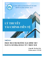 PHÂN TÍCH THỊ TRƯỜNG TÀI CHÍNH VIỆT NAM VÀ KẾ HOẠCH ĐẦU TƯ 1 TRIỆU USD