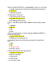 Tài liệu ôn thi  môn dược lý-Trường Đại học y khoa Phạm Ngọc Thạch