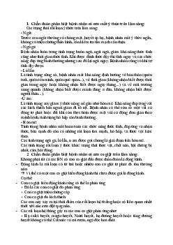 Đề cương Nội thần kinh