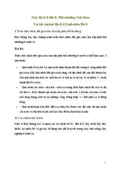 Giải Địa lí 8 Bài 9: Thổ nhưỡng Việt Nam | Cánh diều