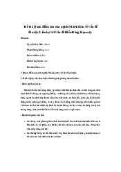 Đề tài: Quan điểm của chủ nghĩa Mác-Lênin về vấn đề dân tộc. Liên hệ với vấn đề Biển Đông hiện nay | CNXHKH