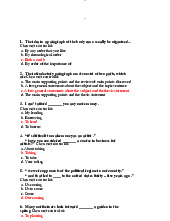 Bài tập trắc nghiệm có đáp án - Khoa Tiếng Anh | Đại học Mở Hà Nội