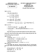 Đề khảo sát HSG Toán 7 năm 2024 – 2025 phòng GD&ĐT Yên Mô – Ninh Bình
