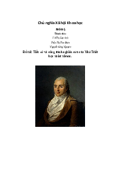Tiểu sử và công trình nghiên cứu của Nhà Triết học Saint Simon  - Môn chủ nghĩa xã hội khoa học| Đại học Kinh Tế Quốc Dân