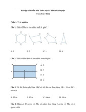 Bài tập cuối tuần 4 | Toán lóp 3
