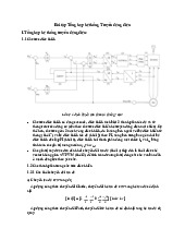Bài tập tổng hợp môn truyền động điện mô hình và điều khiển –Trường Đại học bách khoa – đại học Đà Nẵng