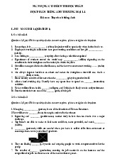 Ngân hàng câu hỏi ôn thi tiếng anh thương mại | Đại học Thương Mại