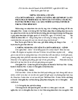 Tóm tắt kiến thức Triết học - Triết học Mác - Lênin | Trường Đại học CNTT Thành Phố Hồ Chí Minh