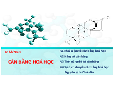 Bài giảng Chương 4 - Hóa Đại cương 2 | Trường Đại học Khoa học Tự nhiên, Đại học Quốc gia HCM