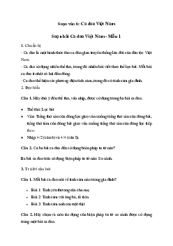 Soạn bài Ca dao Việt Nam - Cánh Diều 6